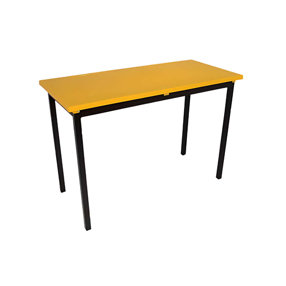 La mesa escolar ME-003 de Aura Muebles es perfecta para estudiantes de todas las edades. Con un cubierto de polipropileno resistente, ofrece durabilidad y facilidad de limpieza. 