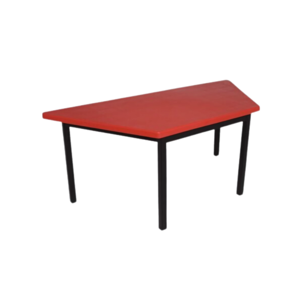 Descubra la mesa escolar trapezoidal para niños de Aura Muebles, duradera y ergonómica. Diseñada para la comodidad y la concentración, esta mesa escolar garantiza un desarrollo saludable para sus pequeños.