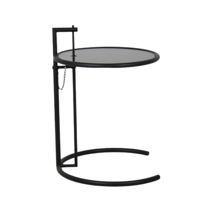 Mesa lateral color Negro excelente opción para complementar la decoración de tu hogar Con un diseño elegante y moderno esta mesa es perfecta para colocar al lado del sofá o como mesita de noche Aura Muebles modelo PARIS