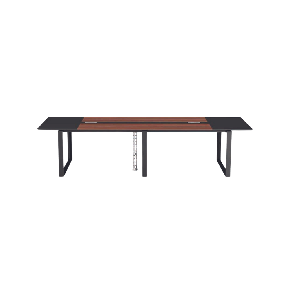 Mesas para sala de juntas Estructura metálica 2"x2" CAL 18 Cubierta tablero laminado 28 mm Aura Muebles MEJ06