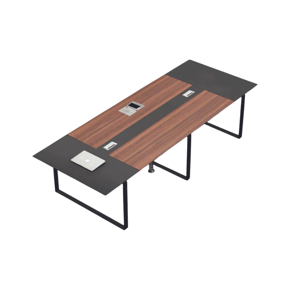 Mesas para sala de juntas Estructura metálica 2"x2" CAL 18 Cubierta tablero laminado 28 mm Aura Muebles MEJ06