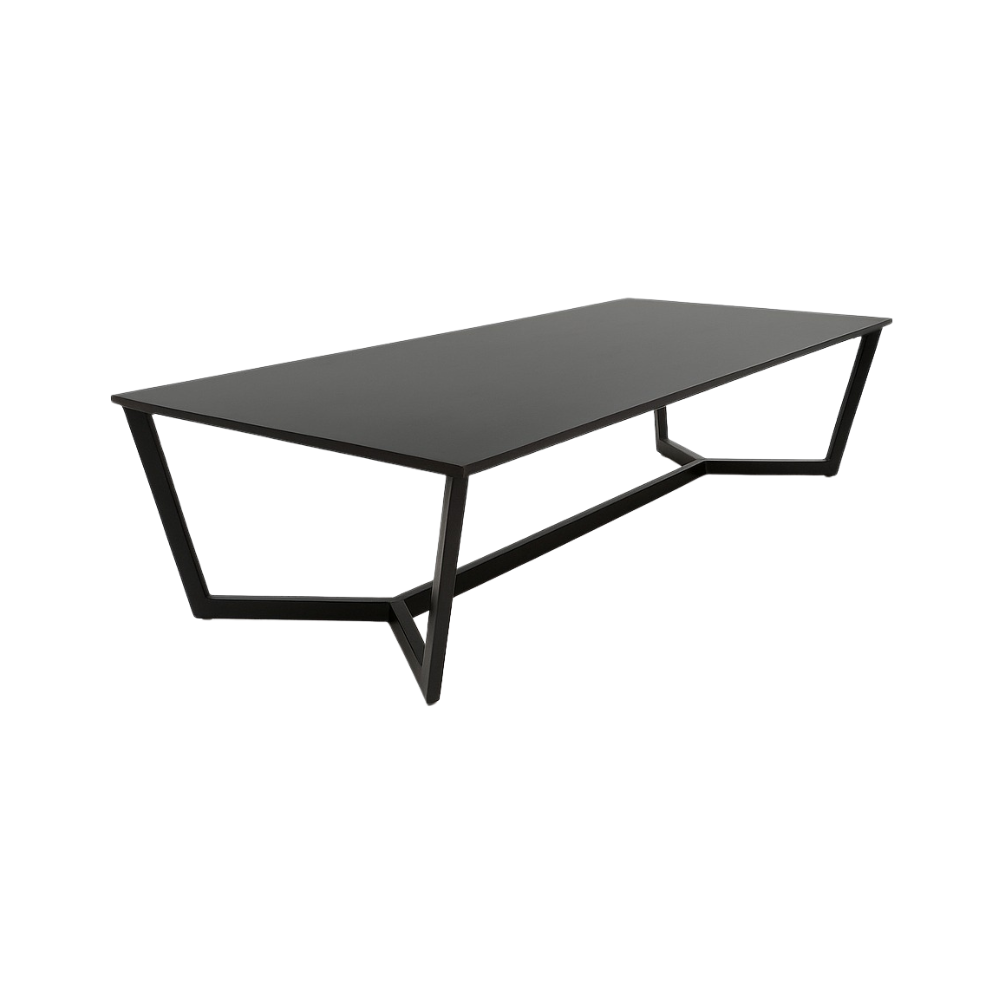 Mesas para sala de juntas Cubierta tablero laminado 28mm doble cara Muebles Aura MEJ09