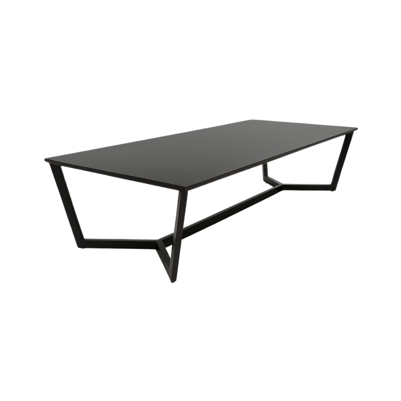 Mesas para sala de juntas Cubierta tablero laminado 28mm doble cara Muebles Aura MEJ09