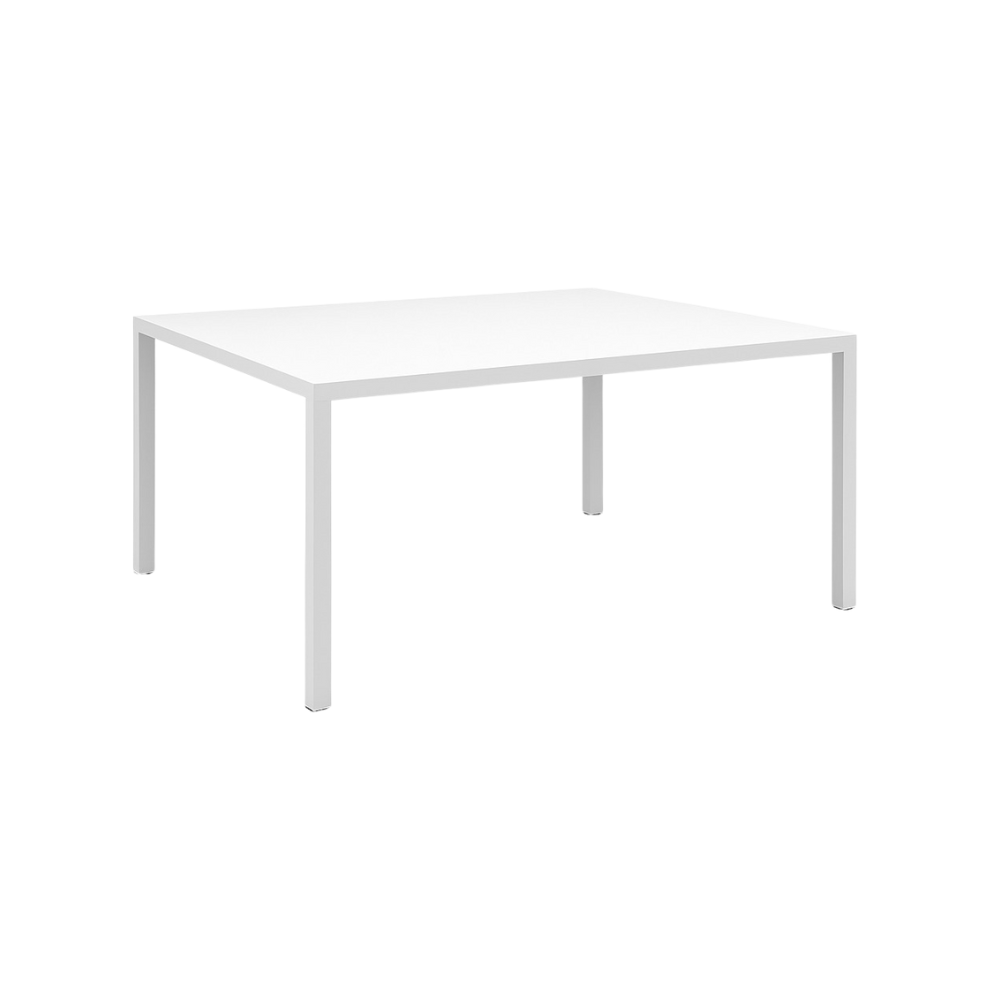 Mesa sala juntas Cubierta tablero laminado 28 mm Embutidos en estructura metálica Aura Muebles MEJ13