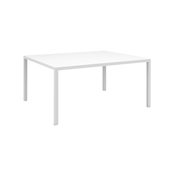 Mesa sala juntas Cubierta tablero laminado 28 mm Embutidos en estructura metálica Aura Muebles MEJ13