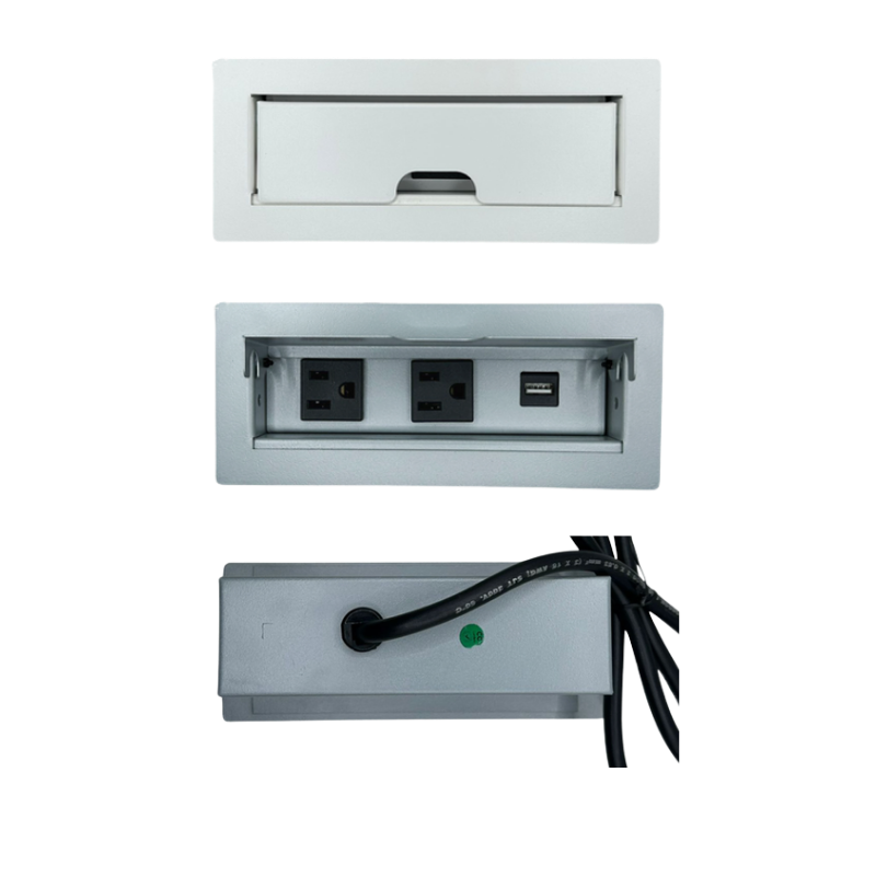 El multicontacto para escritorio modelo IBIZA PSC066 de Aura Muebles te ofrece comodidad y seguridad al conectar múltiples dispositivos electrónicos al mismo tiempo. Descubre su diseño compacto y resistente para una conexión eficiente en tu escritorio.