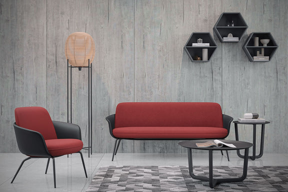 Sillón ejecutivo de 2 plazas y 1 plaza modelo Nexus de Aura Muebles imagen ambientada