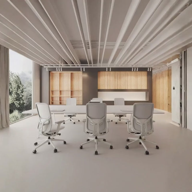 Silla Ejecutiva KHUDI OHE-44 Arena: Está diseñada para ofrecer más comodidad y adecuar la postura para mejorar su productividad. Conócela en Aura Muebles.