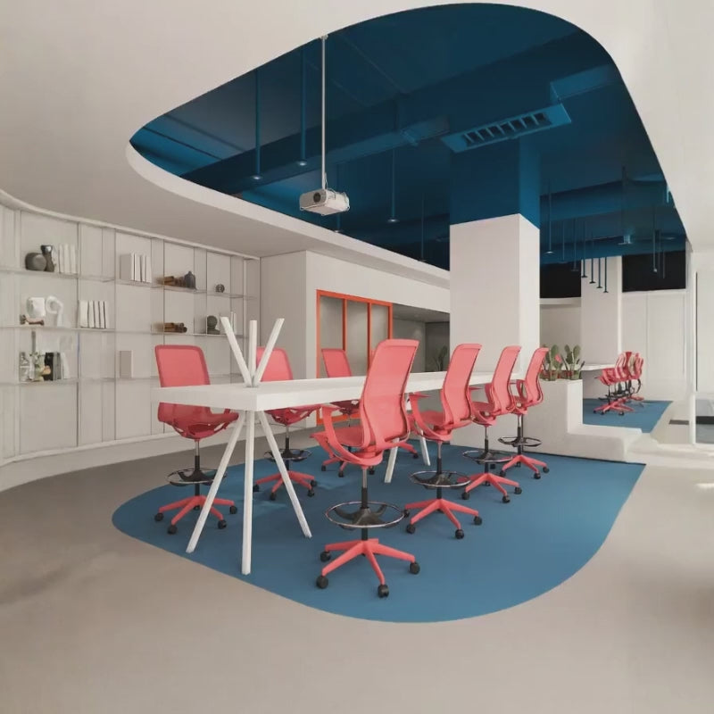 Silla Ejecutiva NET OHE-503 Coral Kit Cajero: Está diseñada para ofrecer más comodidad y adecuar la postura para mejorar su productividad. Conócela en Aura Muebles.