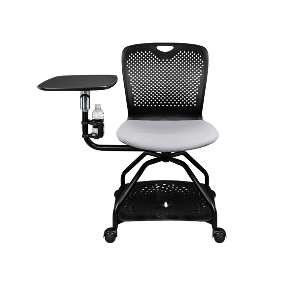 Descubra el elegante y versátil escritorio Pupitre escolar 360° en negro de Aura Muebles. Maximice la eficiencia de su espacio y consiga una postura ergonómica con este elegante escritorio.