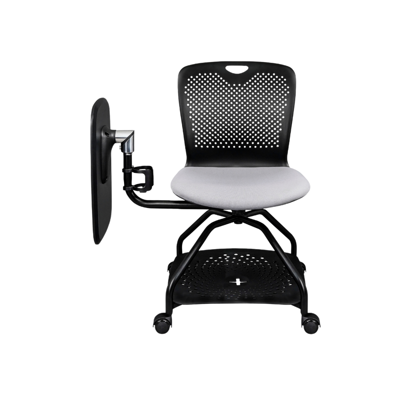 Descubra el elegante y versátil escritorio Pupitre escolar 360° en negro de Aura Muebles. Maximice la eficiencia de su espacio y consiga una postura ergonómica con este elegante escritorio.