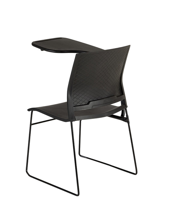 Parte trasera del pupitre escolar A-600 NP mostrando el respaldo