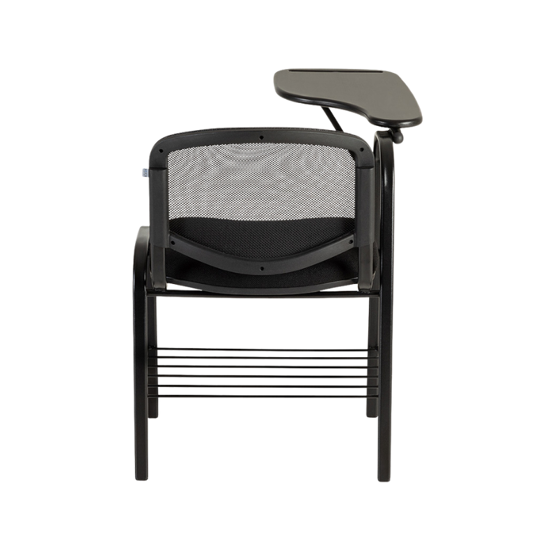 Pupitre escolar PL-120 PP con respaldo de malla, asiento tapizado y paleta en plasticos. Comodidad y durabilidad ideales para aulas modernas..