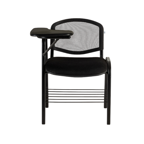 Pupitre escolar PL-120 PP con respaldo de malla, asiento tapizado y paleta en plasticos. Comodidad y durabilidad ideales para aulas modernas..