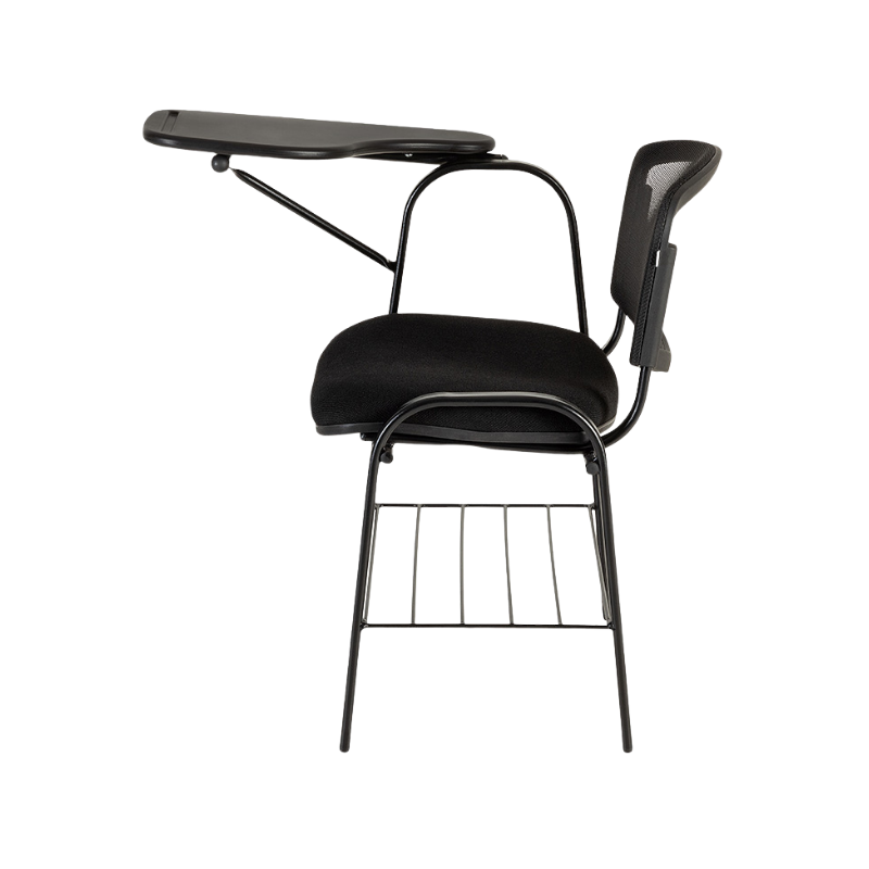 Pupitre escolar PL-120 PP con respaldo de malla, asiento tapizado y paleta en plasticos. Comodidad y durabilidad ideales para aulas modernas..
