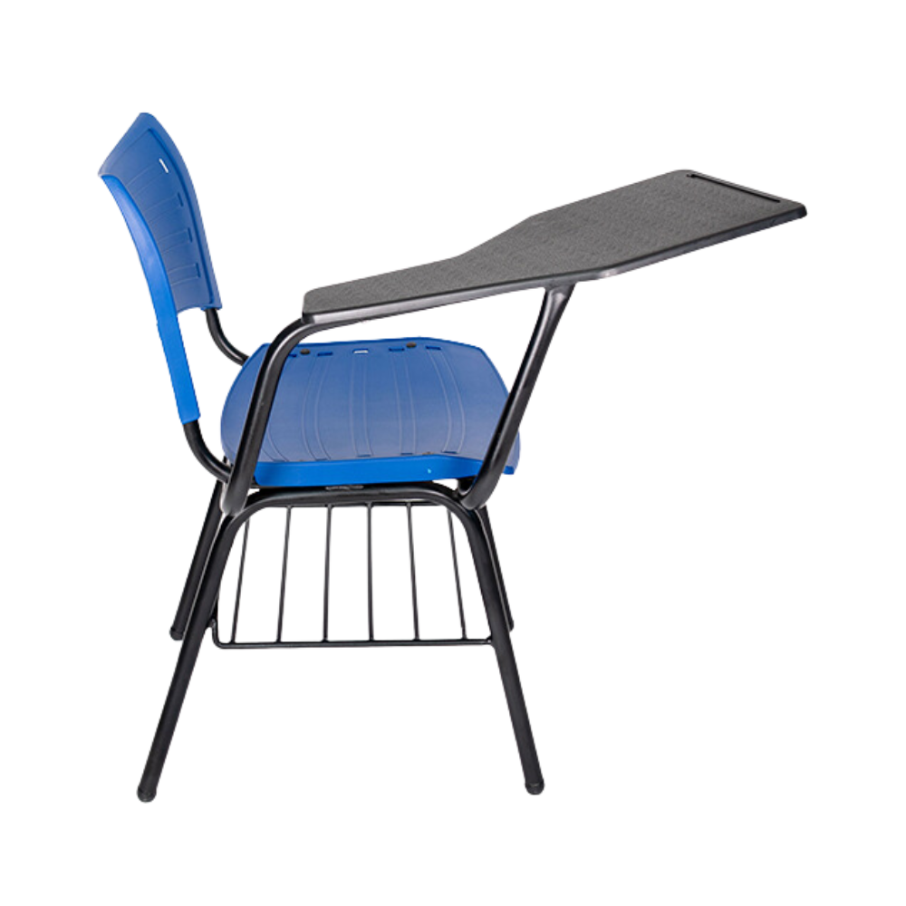 El pupitre escolar INNOVA OHP-2700 de Aura Muebles es perfecto para presentaciones y conferencias. Su superficie antideslizante y regulable en altura proporciona estabilidad y comodidad, mientras que su diseño ergonómico reduce la fatiga y mejora la postura.