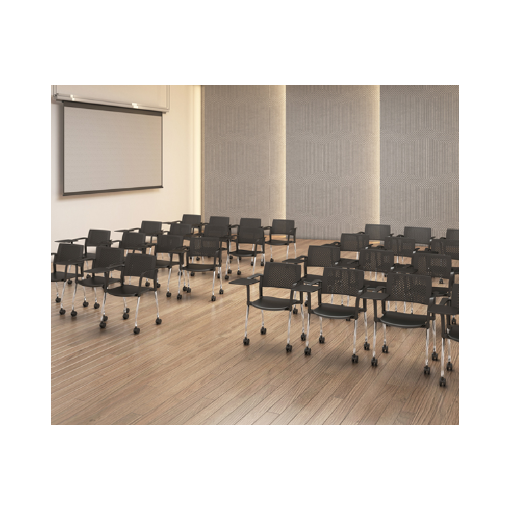 El pupitre escolar KYOS OHP-323 de Aura Muebles ofrece una solución cómoda y ergonómica para los alumnos. Con su diseño elegante y su amplia superficie de trabajo, fomenta un entorno de aprendizaje saludable.