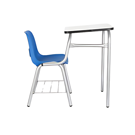 Pupitre infantil en una sola pieza en polipropileno rígido sin tapiz diseño ergonómico fijación por pijas HI-Fast Aura Muebles modelo PL-825