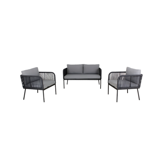 Con la sala confortable modelo LORETO, disfruta de la máxima comodidad en tu hogar. Su diseño ergonómico y acolchado brinda un soporte perfecto para tu cuerpo, mientras que su estructura resistente asegura durabilidad. Disfruta de reuniones o descanso con la tranquilidad de estar en una sala diseñada para tu comodidad Aura Muebles
