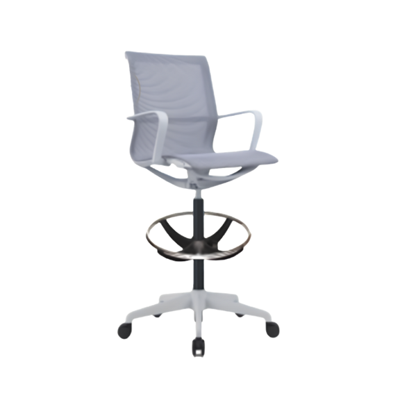 Silla cajero ergonómica OHE-113 gris con aro