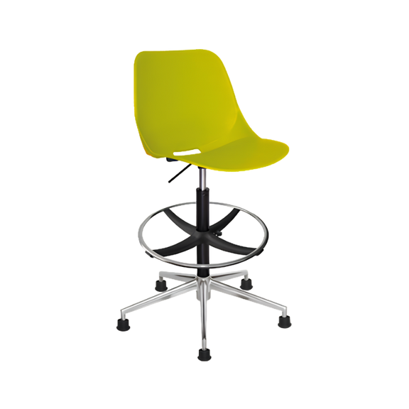 Silla cajero OHS-47 con aro cromado
