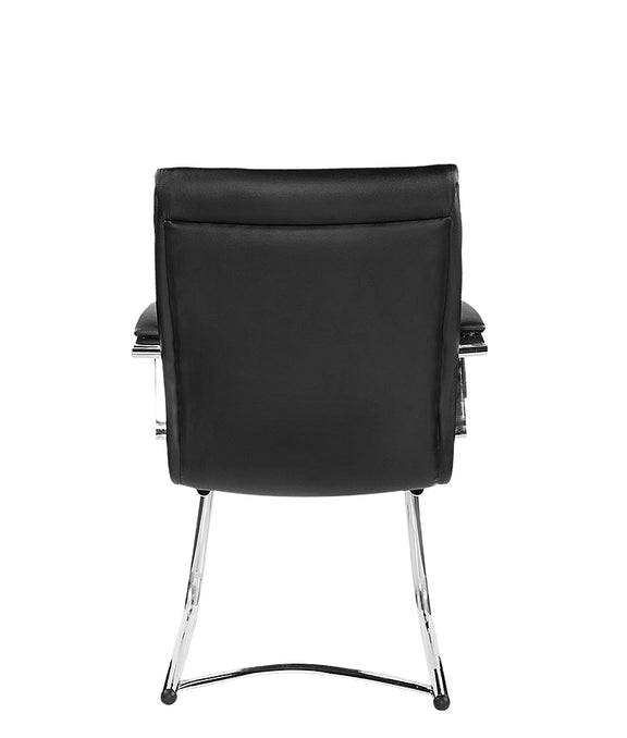 Silla de visita AB-2014-C vista trasera con respaldo completo.
