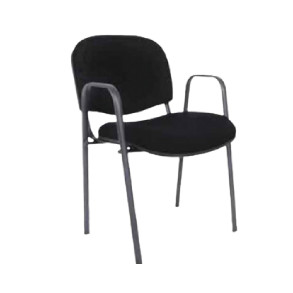 Silla de visita Respaldo y asiento Plástico de polipropileno en asiento y respaldo tapizados en variedad de colores con tapa de plástico de polipropileno en respaldo y asiento Aura Muebles modelo A-140