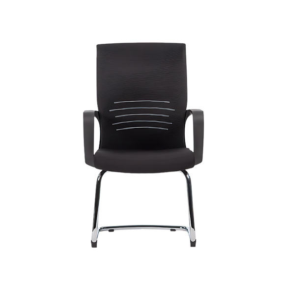 Silla ergonómica Modelo Active Black Visita de Aura Muebles es perfecta para recepción y salas de espera. Diseño moderno y cómodo que aporta estilo a espacios profesionales.