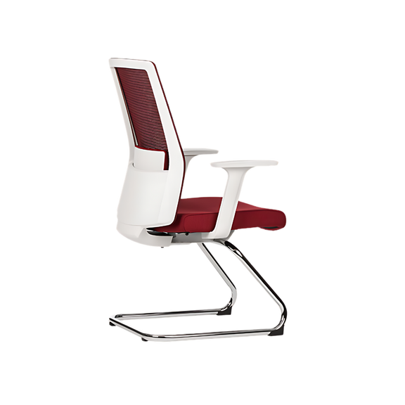 La Silla de Visita Artic White es una Silla moderna en blanco, perfecta para recepción y reuniones. Comodidad y diseño elegante que realza cualquier espacio profesional.