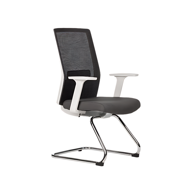 La Silla de Visita Artic White es una Silla moderna en blanco, perfecta para recepción y reuniones. Comodidad y diseño elegante que realza cualquier espacio profesional.