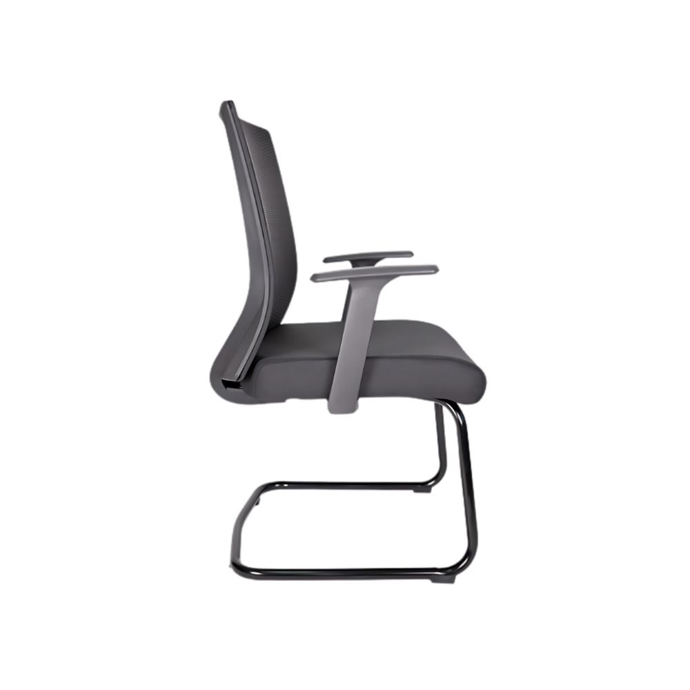 Encuentra la silla de visita perfecta para tu oficina profesional. La silla de visita ejecutiva modelo Bosse OHV-68 en color negro ofrece comodidad y soporte durante largas reuniones.