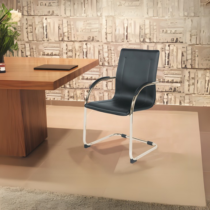 Encuentra la silla de visita perfecta para tu oficina o sala de espera. La silla de visita modelo OHV-54 de CALEA de Aura Muebles combina comodidad y elegancia.