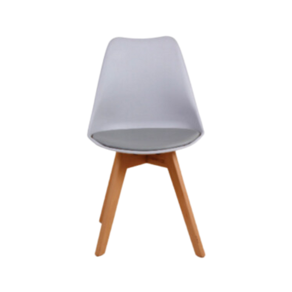 Silla de visita estructura resistente y acabados de calidad garantizan una durabilidad duradera Aura Muebles modelo CATARINA color gris