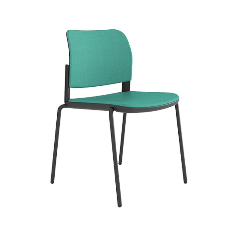 Silla de visita modelo CIAO OHV-12 negro: diseño y comodidad excepcional.