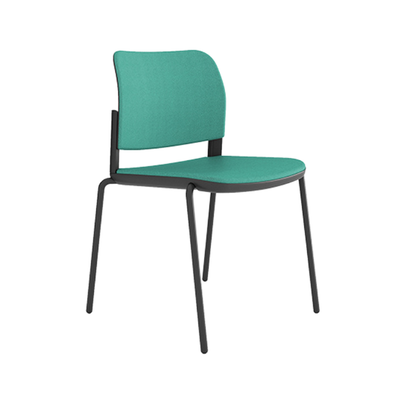 Silla de visita modelo CIAO OHV-12 negro: diseño y comodidad excepcional.