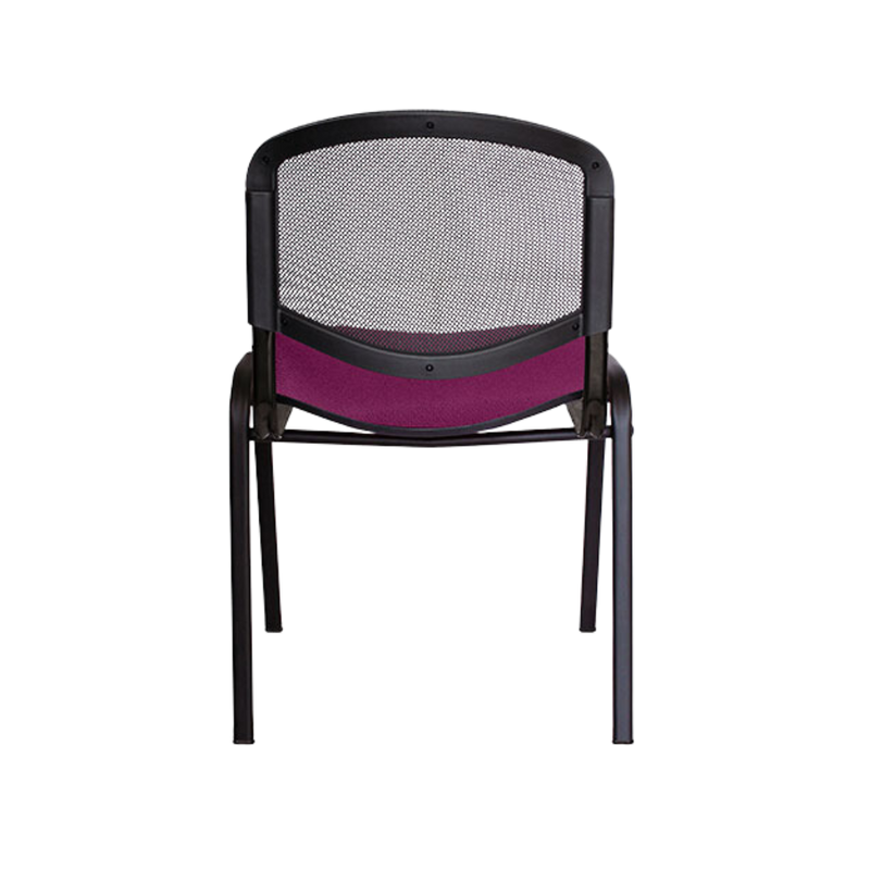 Silla de visita ELLITICO NET Tapiz Respaldo de malla al color de su elección de nuestra colección Malla Furny y asiento tapizado al color de su elección Aura Muebles modelo OHV-2400