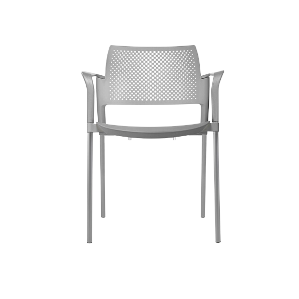 Silla de visita KYOS asiento y respaldo en polipropileno de alta resistencia y duración Aura Muebles modelo OHV-312