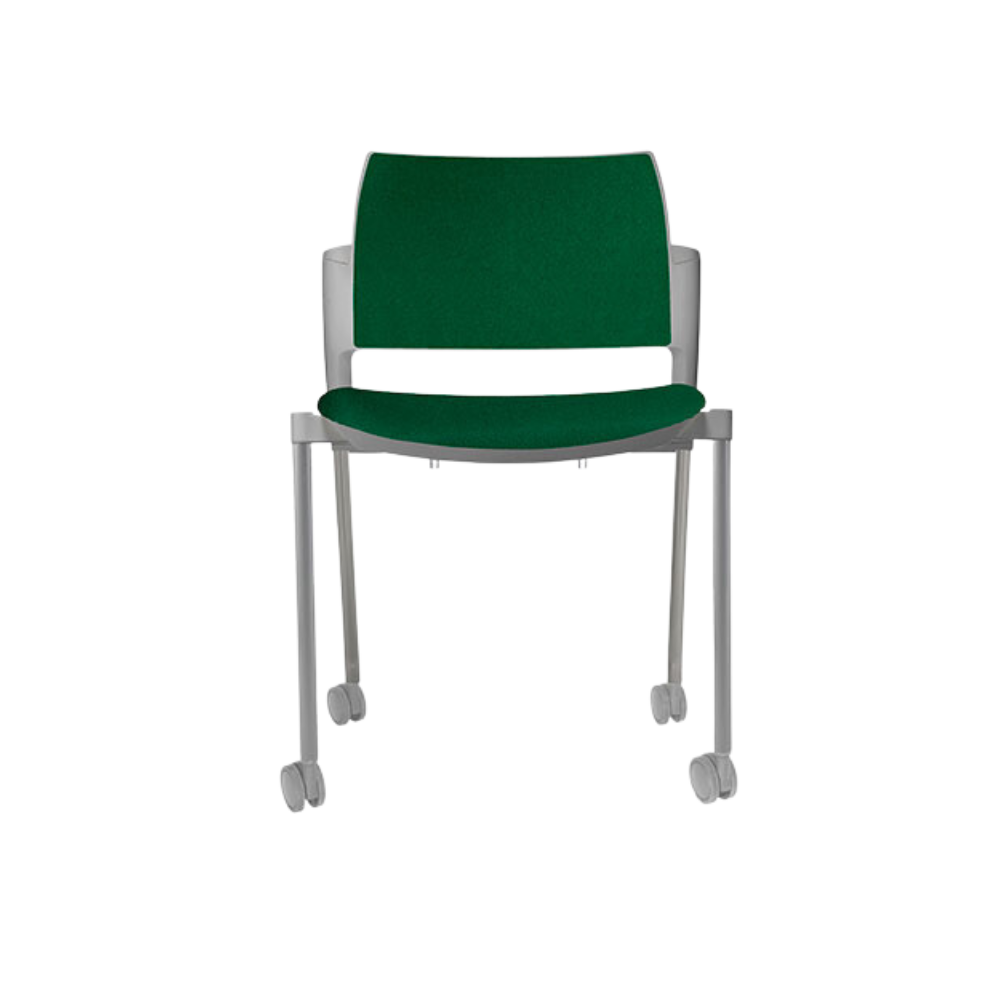 Silla de visita KYOS asiento y respaldo de hule espuma de poliuretano inyectado flexible con densidad de 60 kgs/m3 con retardante a la flama y alta resilencia Aura Muebles modelo OHV-330