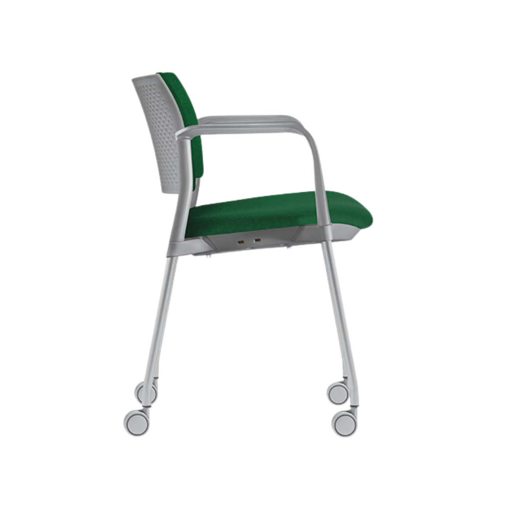 La silla de visita modelo KYOS OHV-332 de Aura Muebles combina comodidad en tu oficina. Con su diseño moderno, estructura resistente y tapizado de alta calidad.