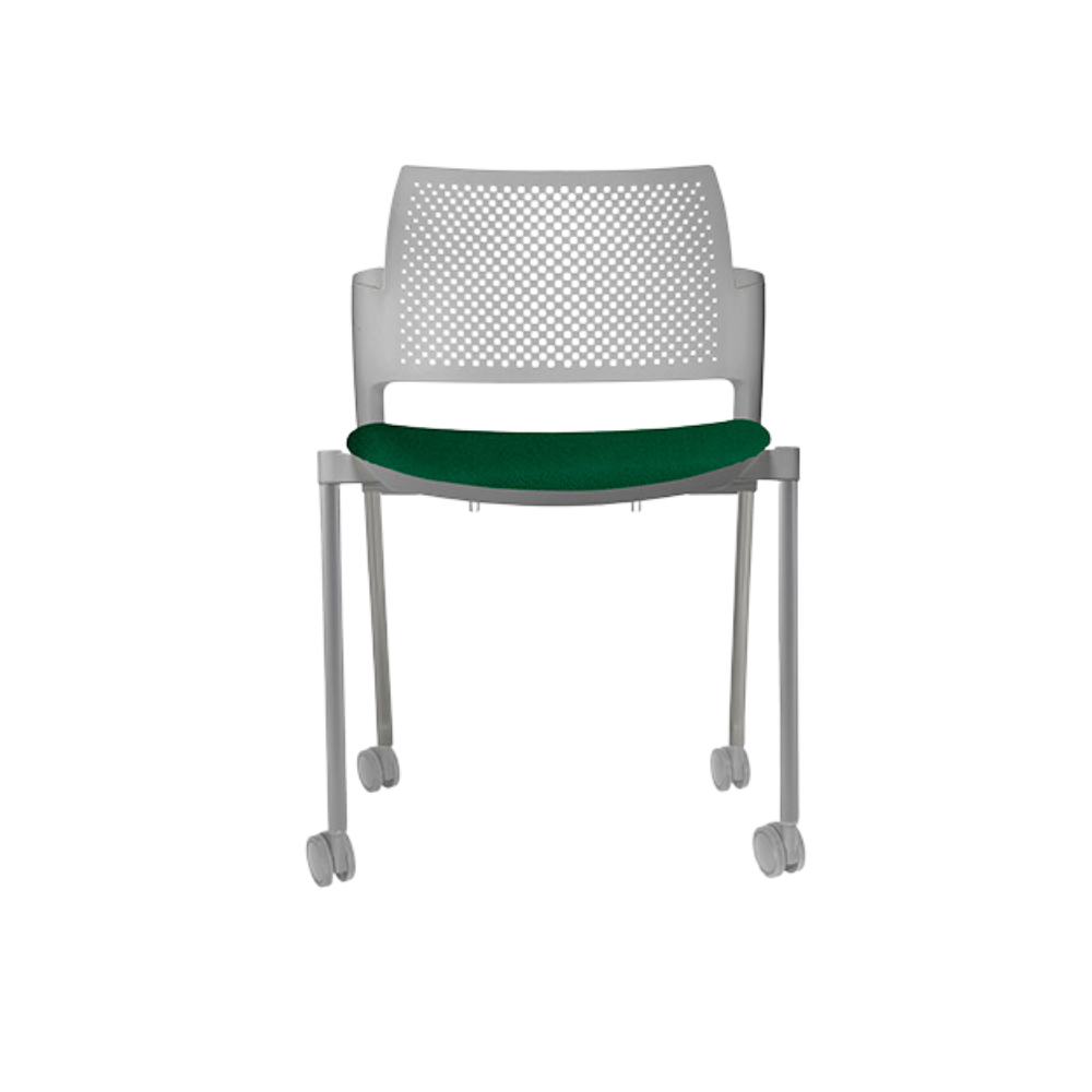 Silla de visita KYOS asiento Hule espuma de poliuretano inyectado flexible con densidad de 60 kgs/m3 con retardante a la flama y alta resilencia Aura Muebles modelo OHV-348