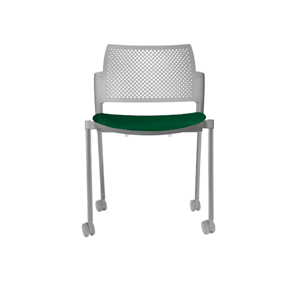 Silla de visita KYOS asiento Hule espuma de poliuretano inyectado flexible con densidad de 60 kgs/m3 con retardante a la flama y alta resilencia Aura Muebles modelo OHV-348