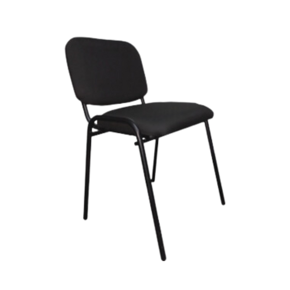 Silla de visita Respaldo y asiento Tapizados en variedad de colores Acojinamiento Hule espuma en asiento y respaldo de 4 cms Aura Muebles modelo LK-01