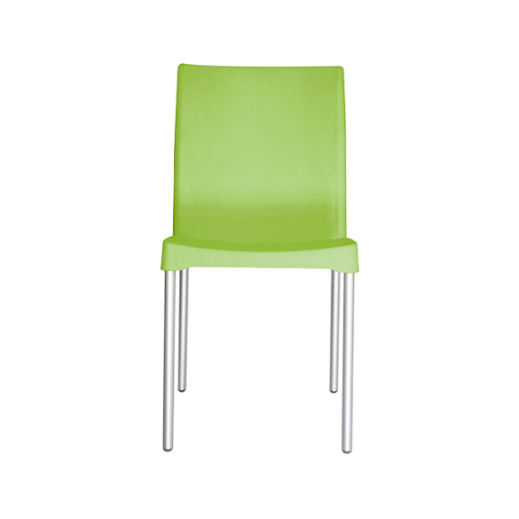 Silla de visita OCEAN Asiento y respaldo de una sola pieza en polipropileno de alta resistencia y duración para intemperie resistente a los rayos ultravioleta (UV) y al ambiente salino Aura Muebles modelo OHV-61