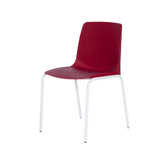 Silla de visita con ruedas modelo PL-32, ergonómica, ajustable y disponible en varios colores. Ideal para oficinas y espacios colaborativos.