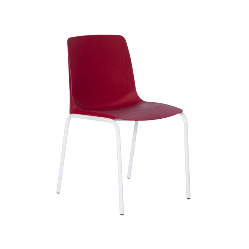 Silla de visita con ruedas modelo PL-32, ergonómica, ajustable y disponible en varios colores. Ideal para oficinas y espacios colaborativos.