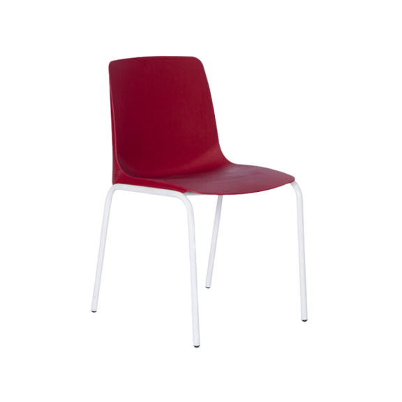 Silla de visita con ruedas modelo PL-32, ergonómica, ajustable y disponible en varios colores. Ideal para oficinas y espacios colaborativos.