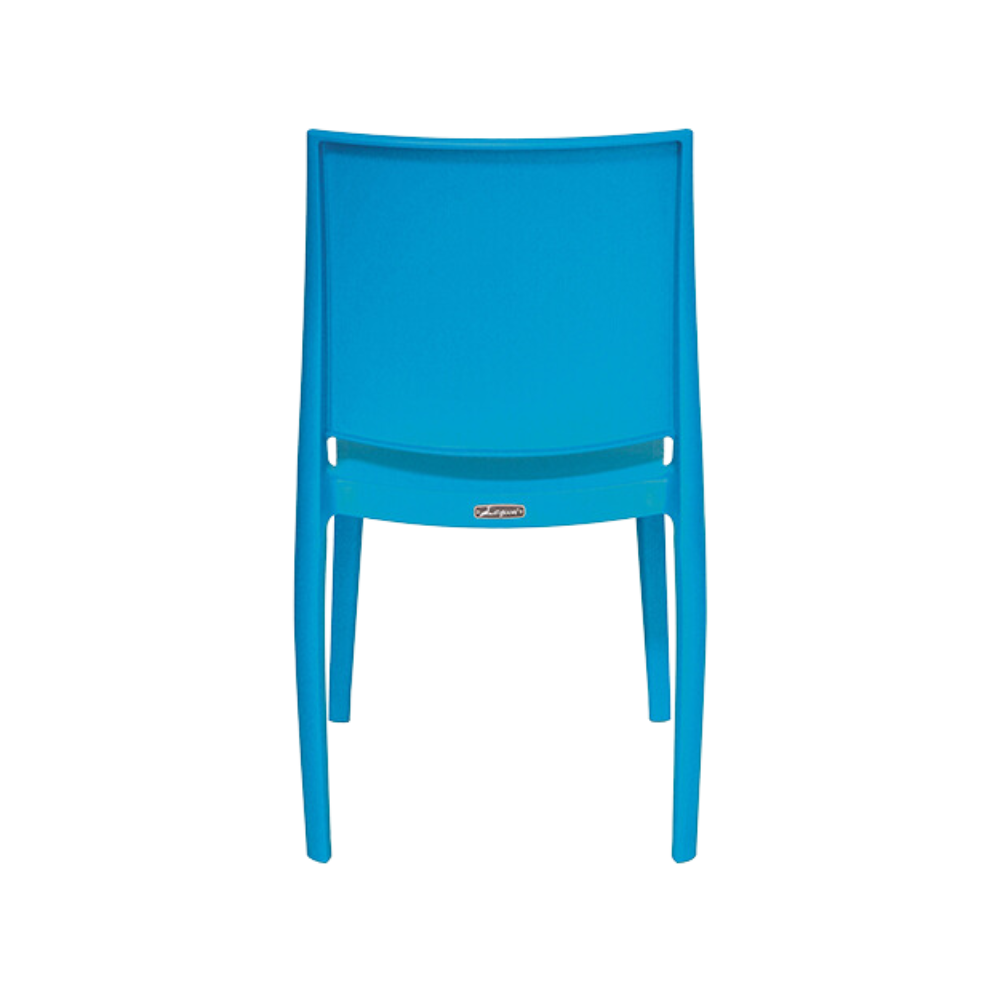 Silla de visita  SENSILLA Respaldo asiento y patas De una sola pieza en polipropileno de alta resistencia y duración para intemperie resistente a los rayos ultravioleta (UV) y al ambiente salino Aura Muebles modelo OHV-97