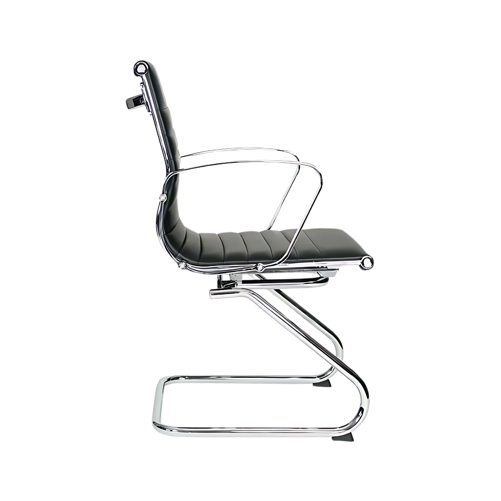 Descubre la elegante silla de visita SKIN I VISITA de Aura Muebles. Combina diseño minimalista y ergonomía para brindar comodidad y estilo en salas de espera, recepciones y reuniones. 