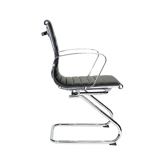 Descubre la elegante silla de visita SKIN I VISITA de Aura Muebles. Combina diseño minimalista y ergonomía para brindar comodidad y estilo en salas de espera, recepciones y reuniones. 