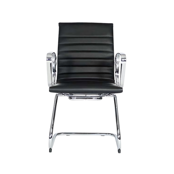 Descubre la elegante silla de visita SKIN I VISITA de Aura Muebles. Combina diseño minimalista y ergonomía para brindar comodidad y estilo en salas de espera, recepciones y reuniones. 